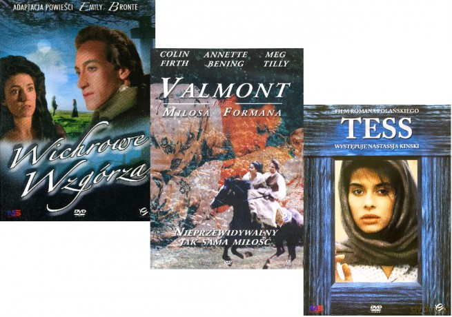 Wichrowe wzgórza / Valmont / Tess Pakiet [3DVD]