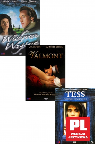 Wichrowe wzgórza / Valmont / Tess Pakiet [3DVD]