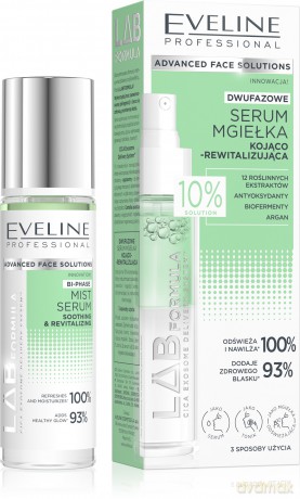 EVELINE Lab Formula Dwufazowe serum-mgiełka kojąco - rewitalizująca 30 ml