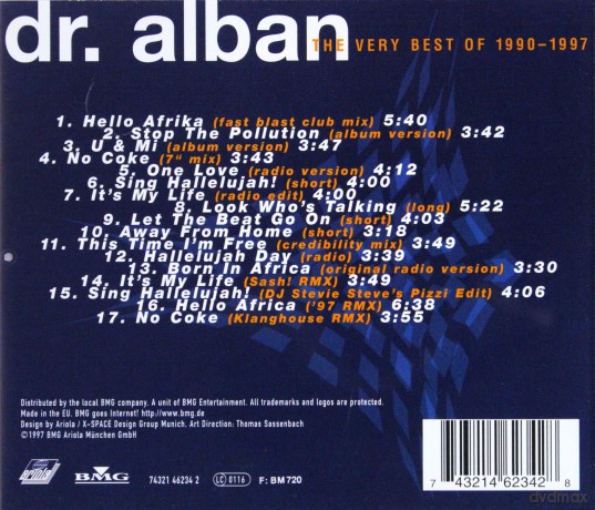 Dr. Alban: The Very Best Of 1990-1997 [CD]