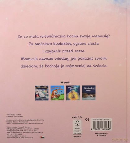 Kocham cię mamusiu. Picturebook - Marcy Kelman [KSIĄŻKA]