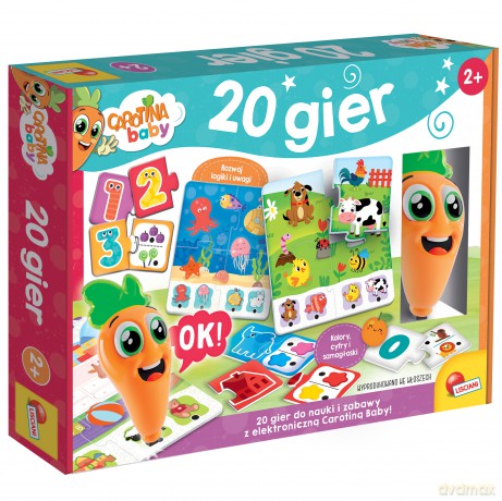Lisciani Carotina Baby 20 gier 304-PL110001 [GRA]