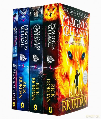 Magnus Chase 4 Book Shrinkwrap Set - Rick Riordan [KSIĄŻKA]
