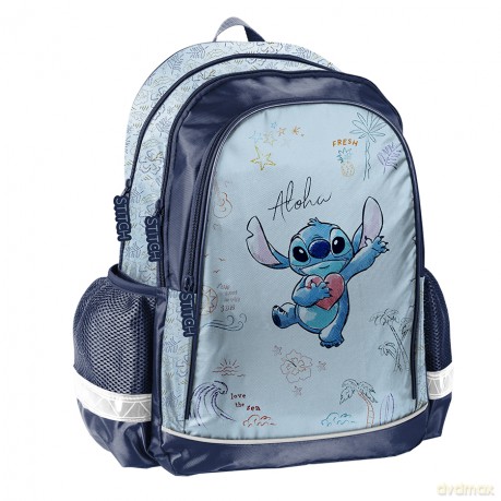 Plecak 3-komorowy Stitch Blue Aloha DS26UU-081