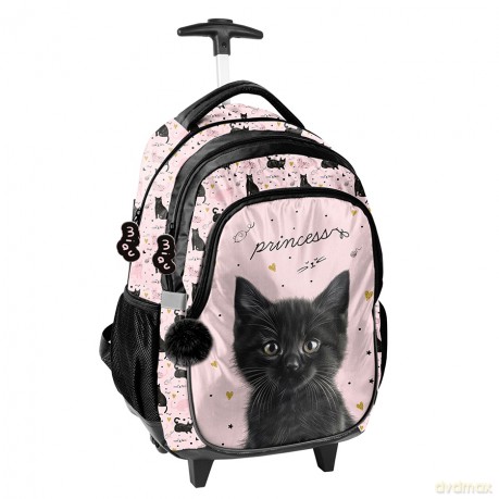 Plecak na kółkach Black Cat PP26BC-997