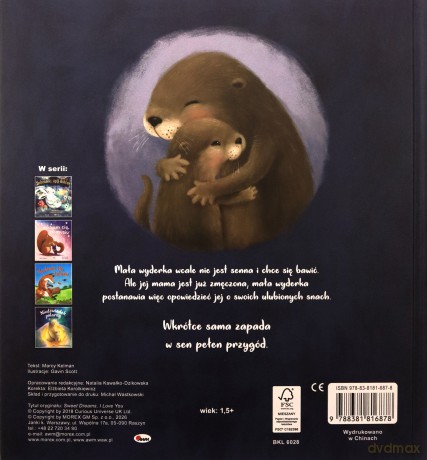 Słodkich snów. Picturebook - Marcy Kelman [KSIĄŻKA]