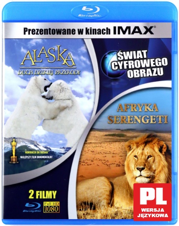 IMAX: Alaska: Duch Dzikiej Przyrody / Afryka Serengeti [Blu-Ray]