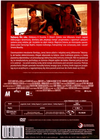 Slumdog. Milioner z ulicy [DVD]
