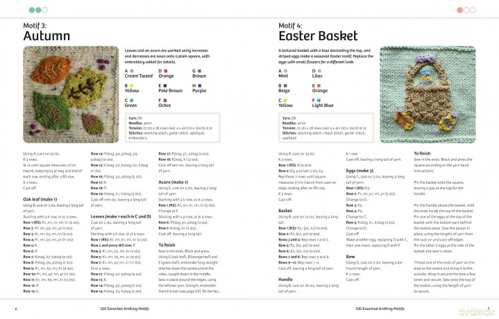 100 Essential Knitting Motifs (100 Essential Stitches) - Sian Brown [KSIĄŻKA]