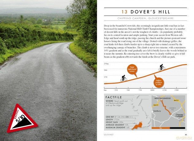 100 Greatest Cycling Climbs: A Road Cyclist's Guide to Britain's Hills - Simon Warren [KSIĄŻKA]