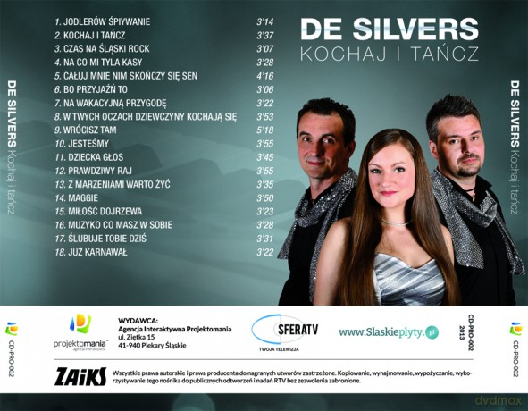 De Silvers: Kochaj i tańcz [CD]