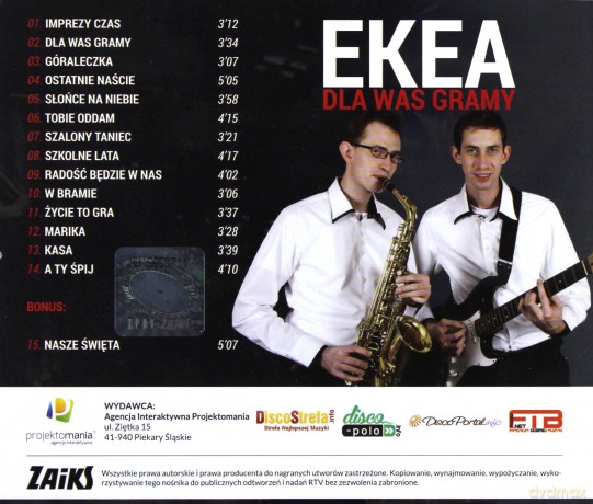 EKEA: Dla Was gramy [CD]