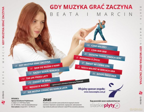 Beata i Marcin: Gdy muzyka grać zaczyna [CD]