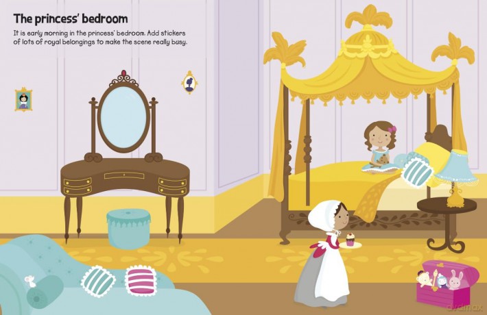 555 Sticker Fun: Princess Palace [KSIĄŻKA]