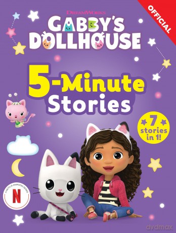 5-Minute Stories: 7 bedtime tales from Gabby and the Gabby Cats (DreamWorks Gabby's Dollhouse) - Official Gabby's Dol [KSIĄŻKA]