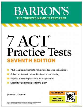 7 ACT Practice Tests, Seventh Edition + Online Practice (2026) (Barron's ACT Prep) - Barron's Educational [KSIĄŻKA]