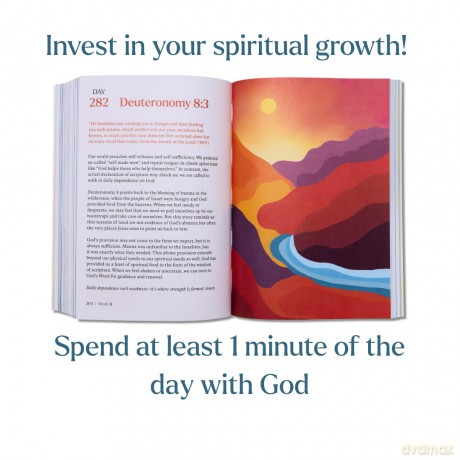 A Beautiful Year with Jesus (SC): The Daily Devotional For 365 Days in the Bible - Alabas Co. [KSIĄŻKA]