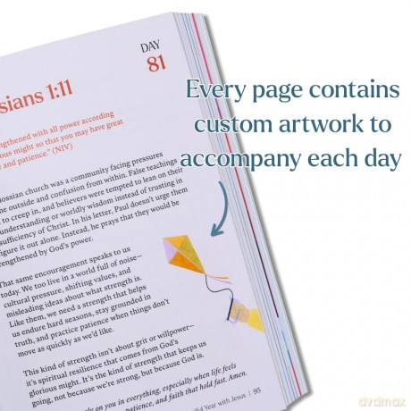 A Beautiful Year with Jesus (SC): The Daily Devotional For 365 Days in the Bible - Alabas Co. [KSIĄŻKA]