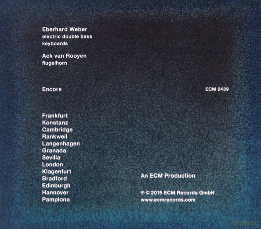 Eberhard Weber: Encore [CD]