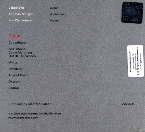 Jakob Bro Trio: Gefion [CD]
