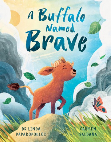 A Buffalo Named Brave: A new illustrated children's picture book for 2026 perfect for fans of The Lion Inside. - Linda Papadopoulos [KSIĄŻKA]