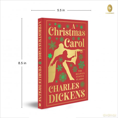 A Christmas Carol (Deluxe Hardbound Edition) (Fingerprint! Classics) - Charles Dickens [KSIĄŻKA]