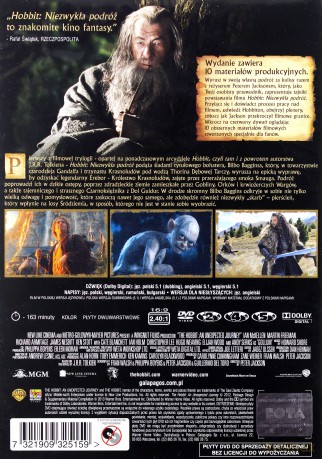 Władca Pierścieni Trylogia + Hobbit: Niezwykła Podróż [8DVD]