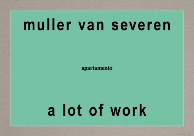 A Lot of Work - Muller Van Severen [KSIĄŻKA]