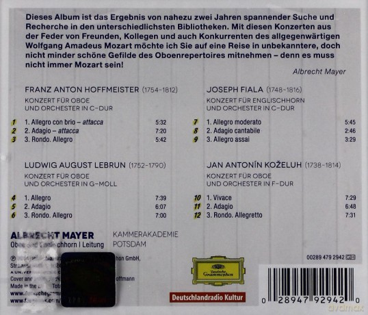 Albrecht Mayer: Lost And Found [CD]