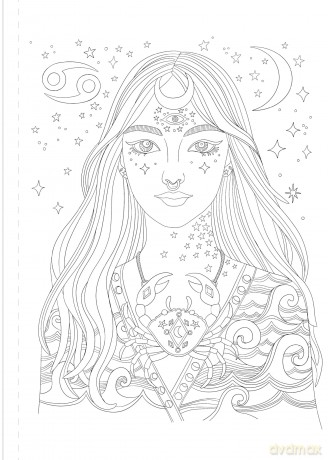 A Mystical Coloring Book: Zodiac Magic: 50 inspiring images to color. - Sofia Liotta [KSIĄŻKA]
