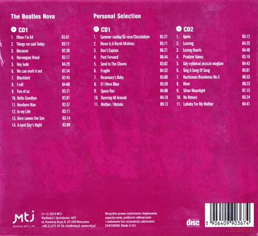 Grażyna Auguścik: The Beatles nova / Personal selection [3CD]