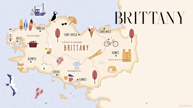 A Taste of Brittany: Places of longing, original recipes and insider tips - Verena Mayer [KSIĄŻKA]
