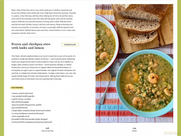 A Year on the River: A Boater's Guide to Growing, Foraging, Storing and Cooking - Fiona Sims [KSIĄŻKA]