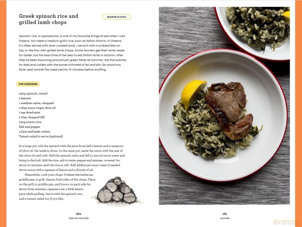 A Year on the River: A Boater's Guide to Growing, Foraging, Storing and Cooking - Fiona Sims [KSIĄŻKA]