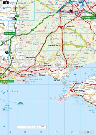 AA Easy Read Britain 2027 Flexi-Bound (AA Road Atlas Britain) [KSIĄŻKA]