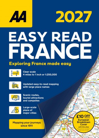 AA Easy Read France 2027 Spiral bound [KSIĄŻKA]