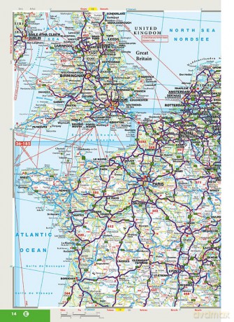 AA Travellers Atlas France 2027 Flexi Bound [KSIĄŻKA]