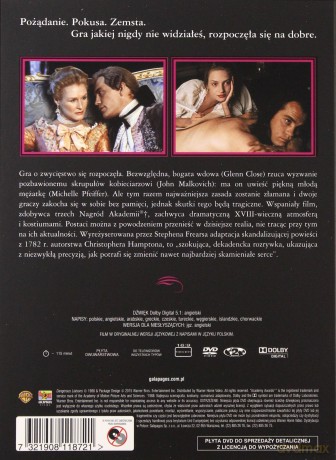 Niebezpieczne związki (Zakochane kino) [DVD] 