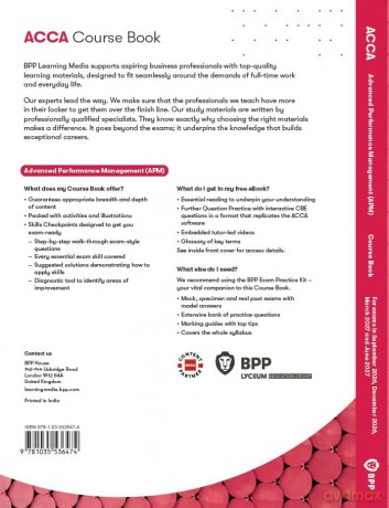 ACCA Advanced Performance Management: Course Book - Bpp Learning Media [KSIĄŻKA]