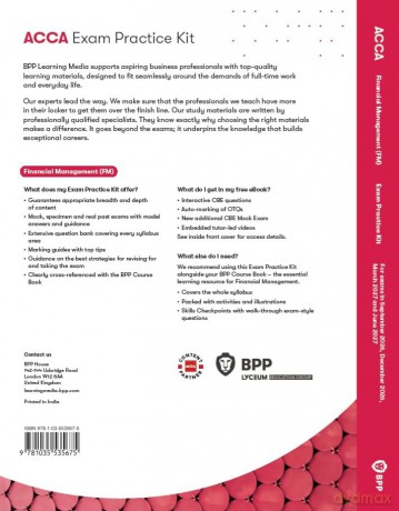 ACCA Financial Management: Exam Practice Kit - Bpp Learning Media [KSIĄŻKA]