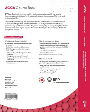 ACCA Financial Reporting: Course Book - Bpp Learning Media [KSIĄŻKA]