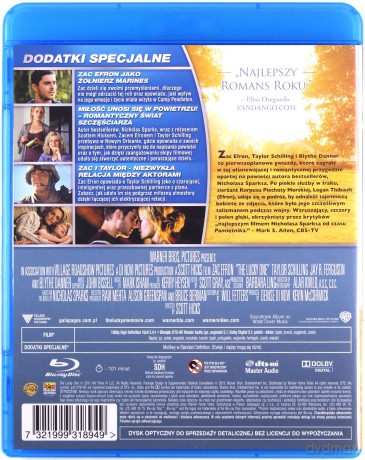 Szczęściarz (Zakochane kino) [Blu-Ray]