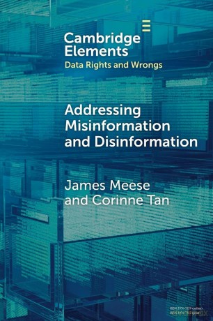 Addressing Misinformation and Disinformation (Elements in Data Rights and Wrongs) - Meese James [KSIĄŻKA]