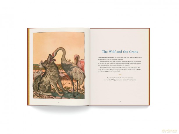 Aesop's Fables: The Collectible Leather Edition: The Classic Edition by acclaimed illustrator, Charles Santore (Charles Santore Children's Classics) - Aesop [KSIĄŻKA]