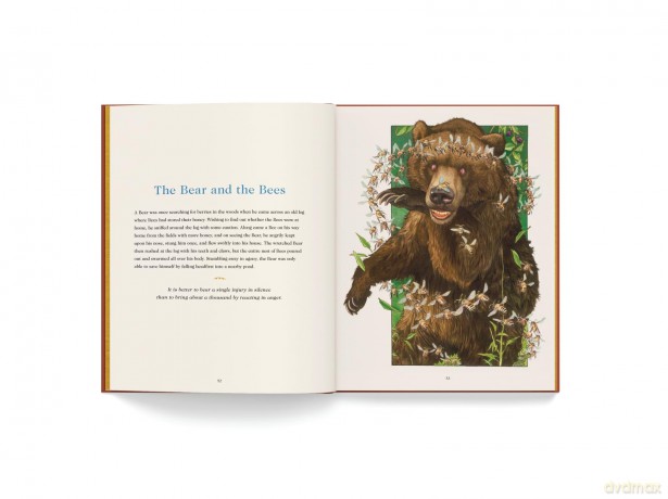 Aesop's Fables: The Collectible Leather Edition: The Classic Edition by acclaimed illustrator, Charles Santore (Charles Santore Children's Classics) - Aesop [KSIĄŻKA]