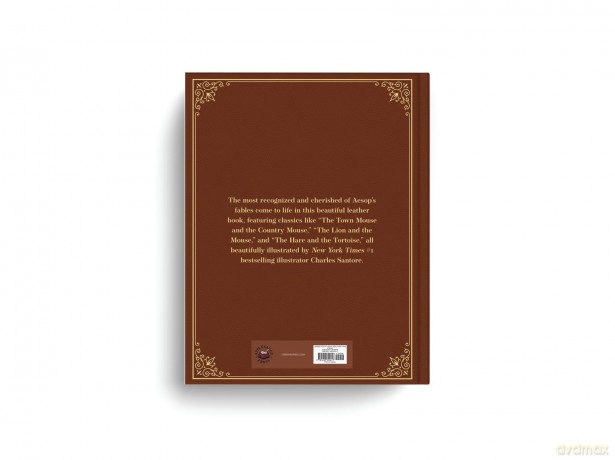 Aesop's Fables: The Collectible Leather Edition: The Classic Edition by acclaimed illustrator, Charles Santore (Charles Santore Children's Classics) - Aesop [KSIĄŻKA]