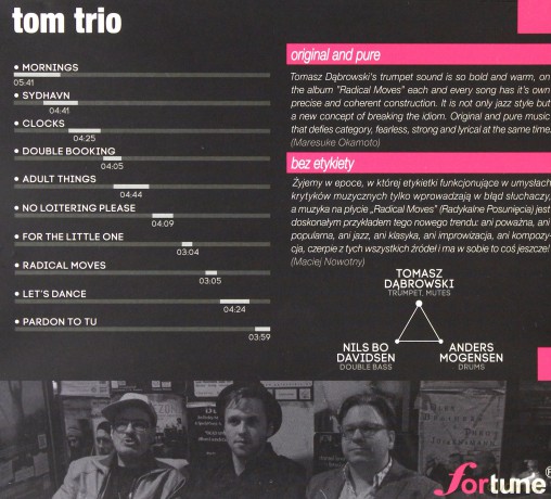 Tom Trio: Radical Moves [CD]