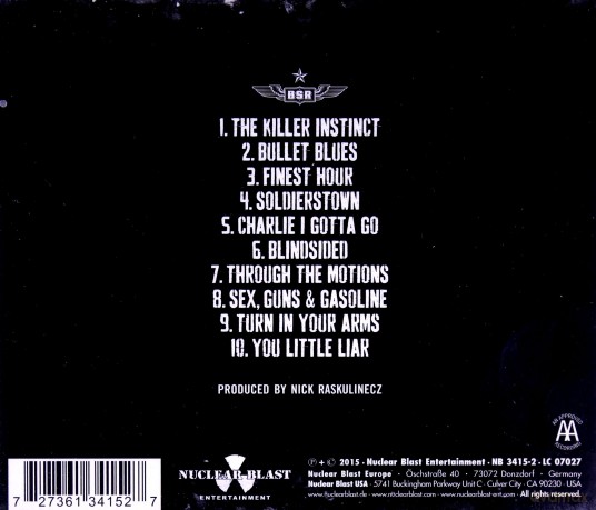 Black Star Riders: The Killer Instinct [CD]