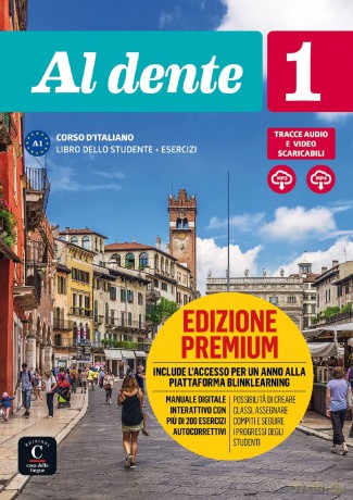 Al dente 1 - Premium Libro dello studente + esercizi. Online audio + video. A1: Libro dello studente + Esercizi 1 EDIZIONE PREMIUM - Marilisa Birello [KSIĄŻKA]