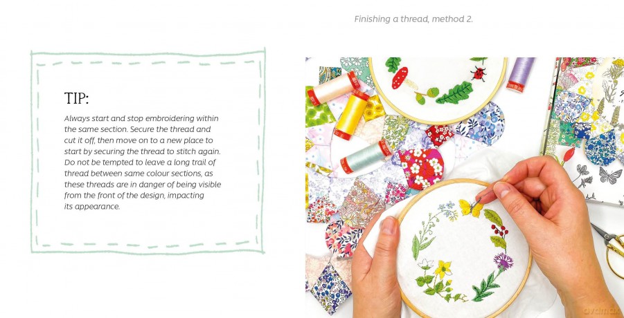 Alice's Country Diary Quilt: A Quilting Journey Through the Seasons with English Paper Piecing and Hand Embroidery - Alice Garrett [KSIĄŻKA]